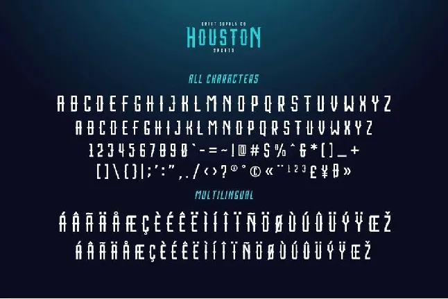 Houston Sports font