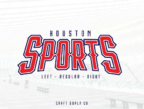 Houston Sports font