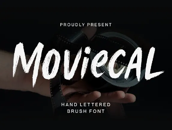 Moviecal font