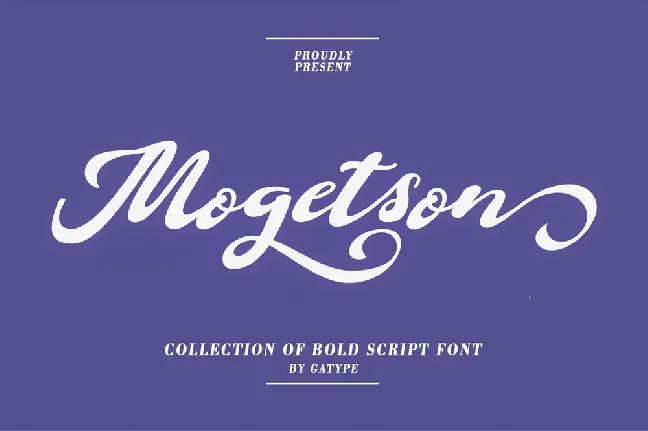 Mogetson font