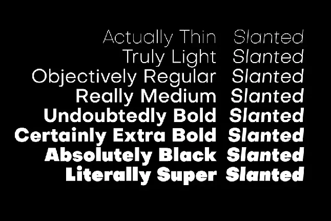 Objectivity font