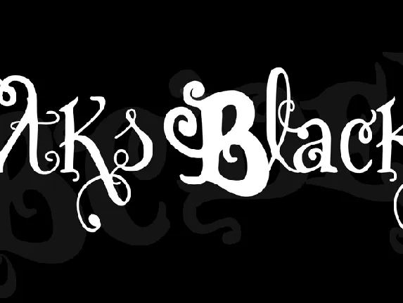 Vtks Black font