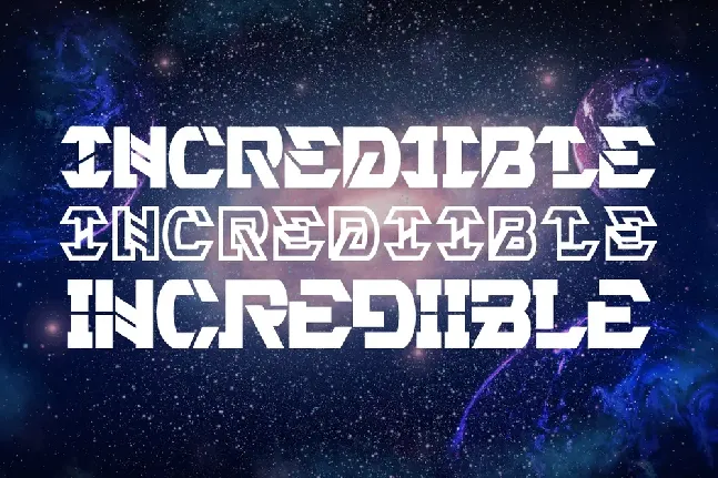 Incrediible font