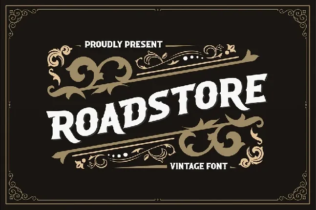 Roadstore font