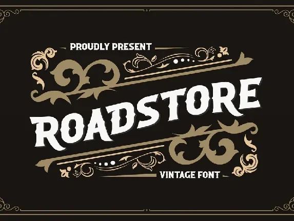 Roadstore font