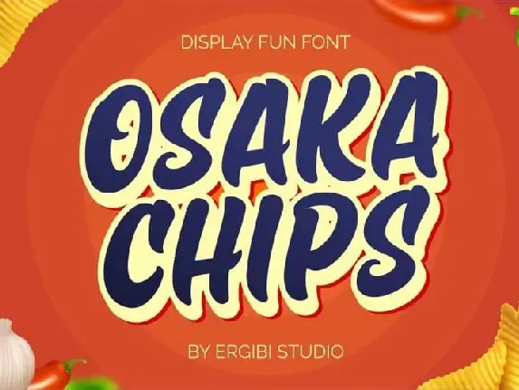 Osaka Chips – Fun font