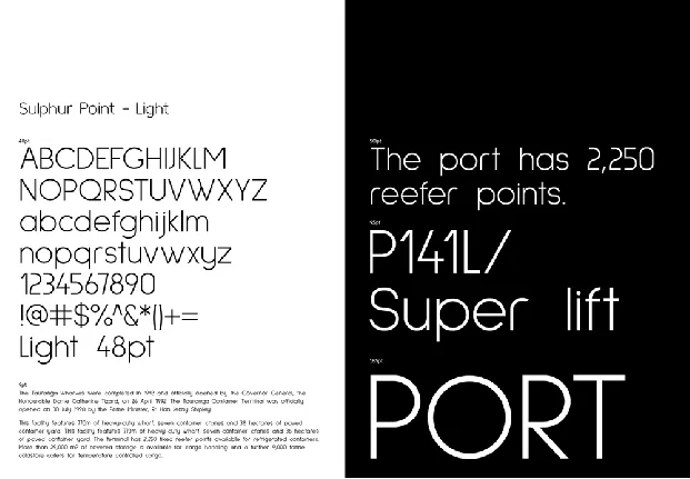 Sulphur Point Family font