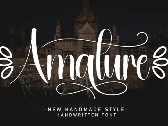 Amature Script font