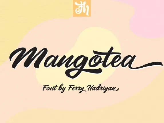 Mangotea Script font