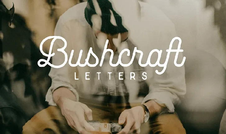 Bushcraft Script Free font