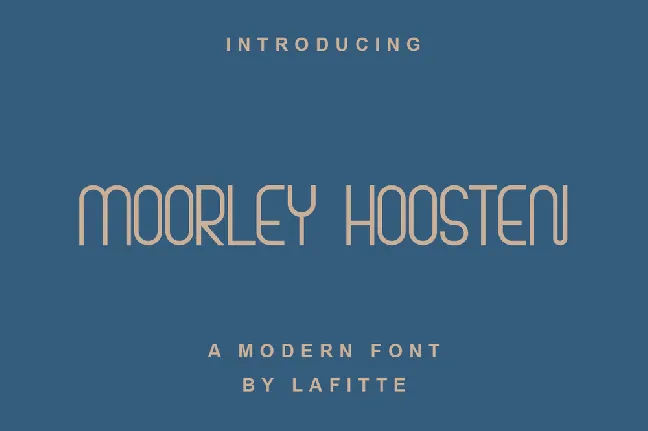 Moorley Hoosten font