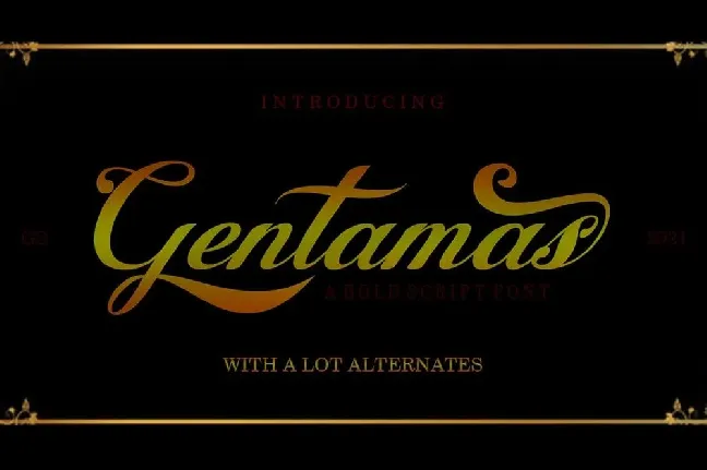 Gentamas font