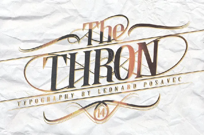 Thron font