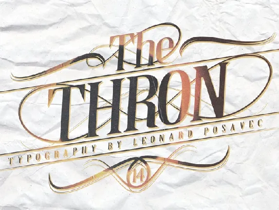 Thron font