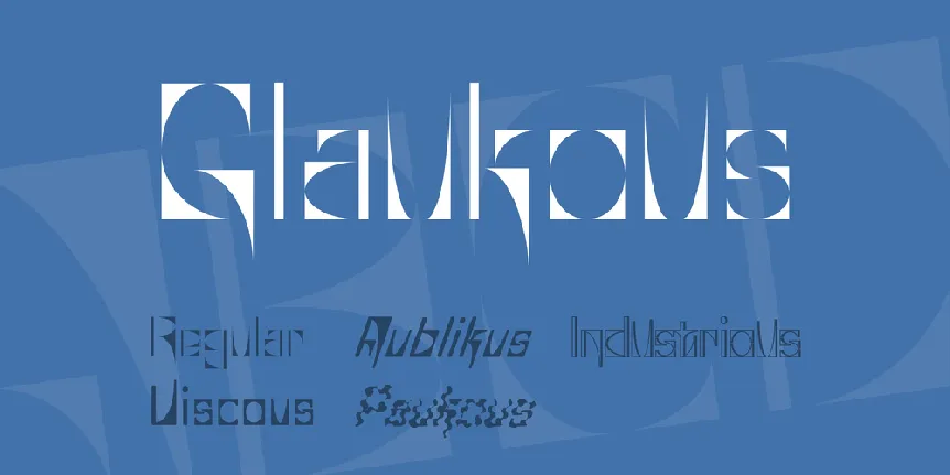 Glaukous font