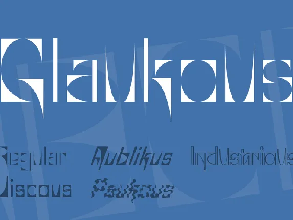 Glaukous font