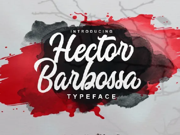 Hector Barbossa Script font