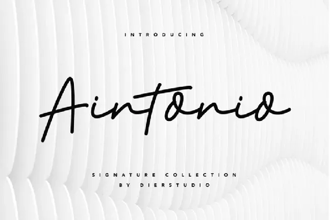 Aintonio font