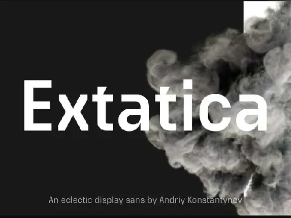 Extatica font