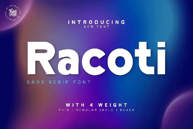 Racoti Personal Use font