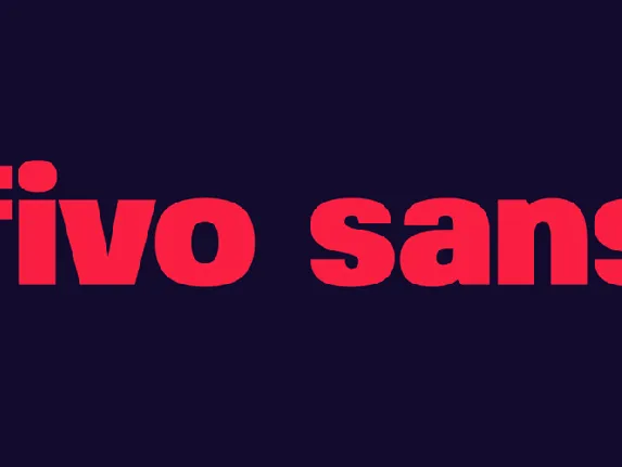 Fivo Sans font