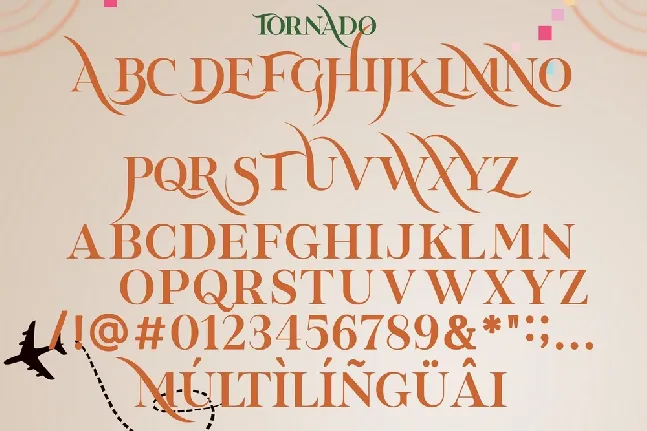 Tornado Modern Serif font