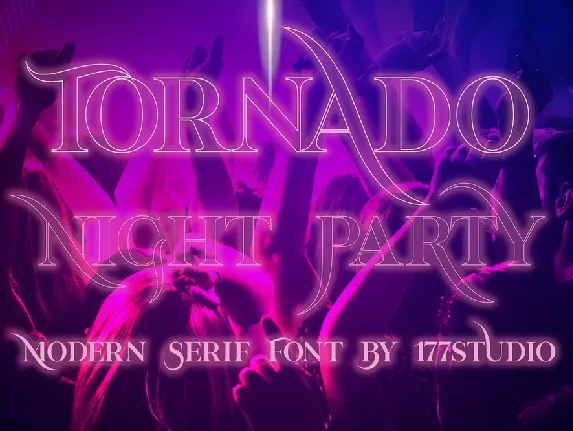 Tornado Modern Serif font