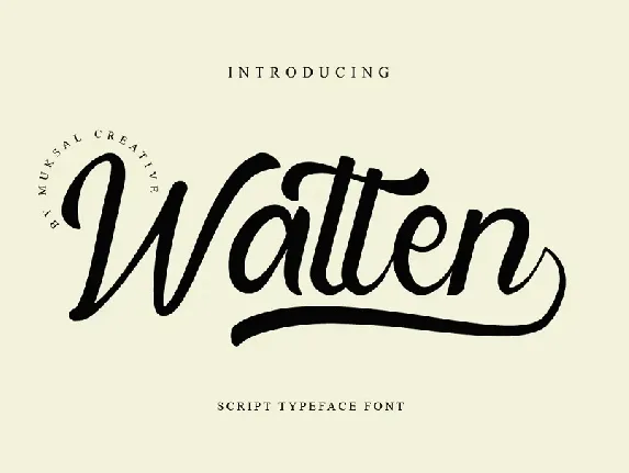 Watten font