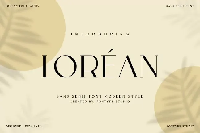 Lorean font