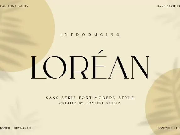 Lorean font