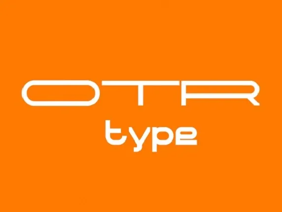 OTR Type font