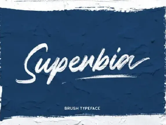 Superbia Brush font