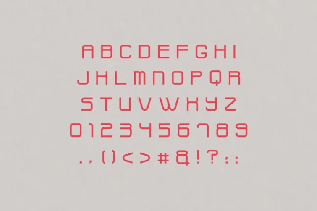 Widges Modern Demo font