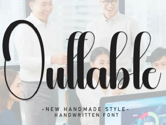 Outtable Script font