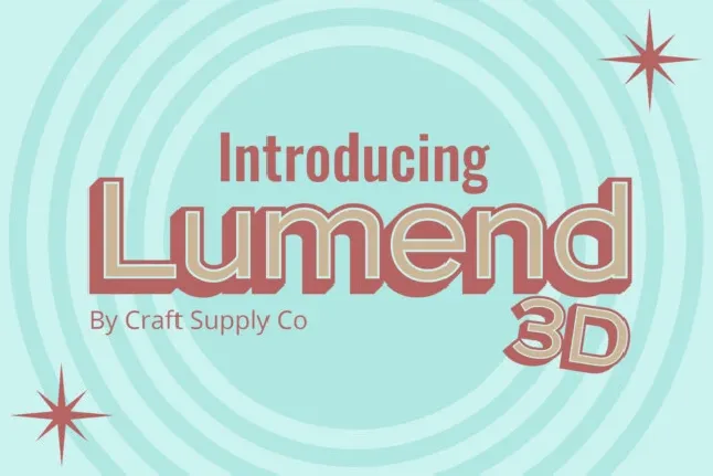 Lumend 3D font