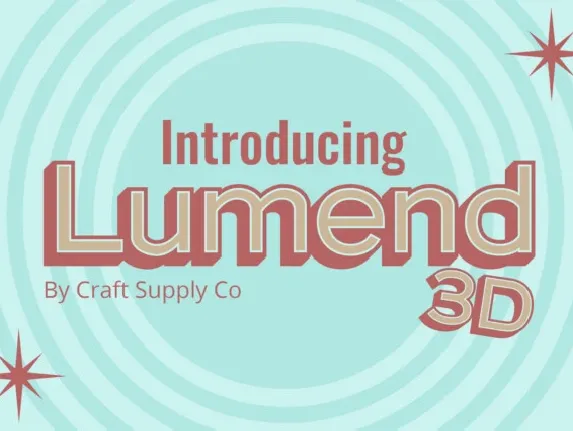 Lumend 3D font