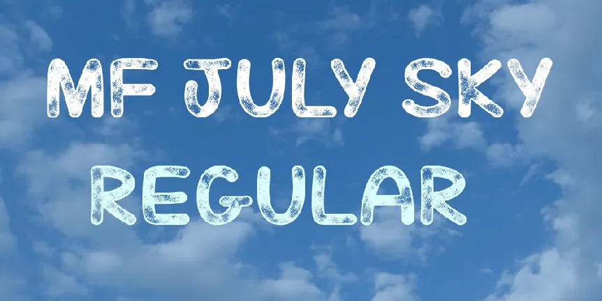 Mf July Sky font