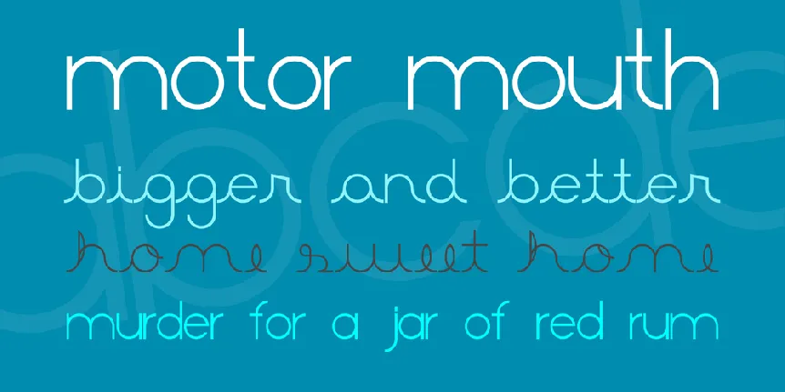 Aster font