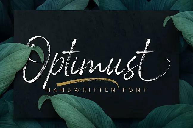 Optimust font