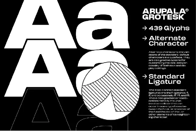 ArupalaÂ® Grotesk font