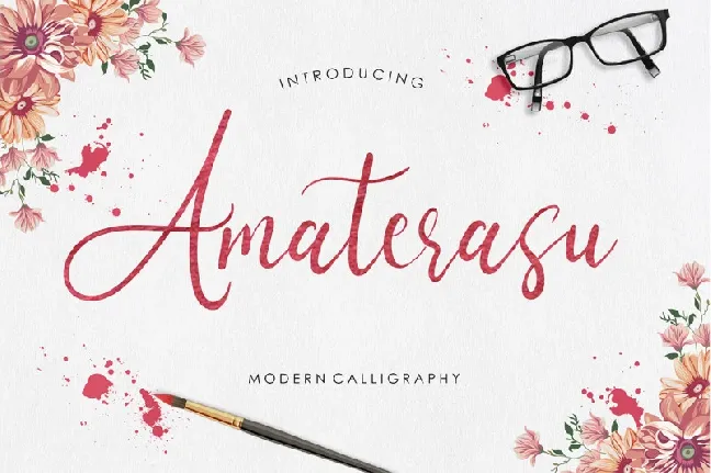 Amaterasu Calligraphy font