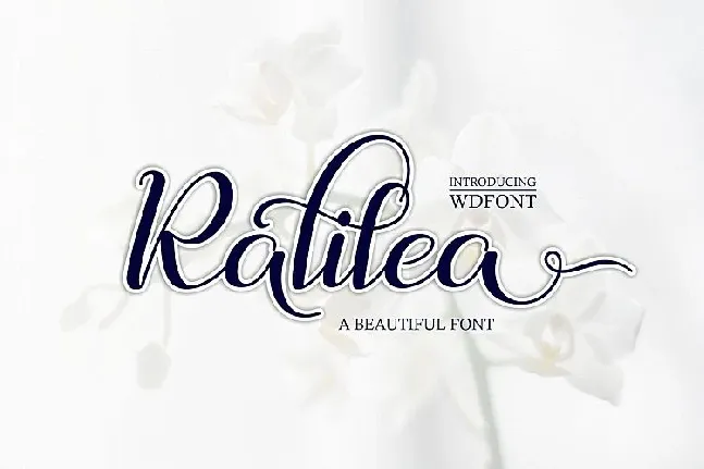 Ralilea Script font