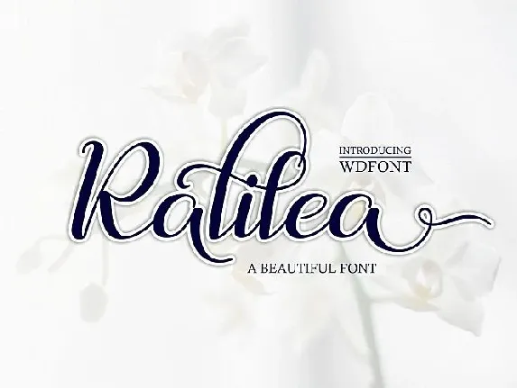 Ralilea Script font