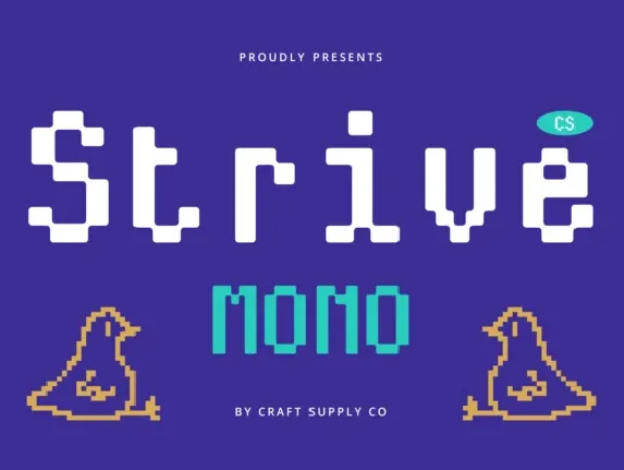 CS Strive Mono font