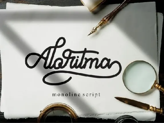 Aloritma font