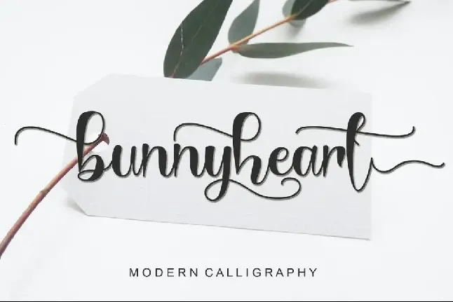 Bunnyheart - Personal Use font