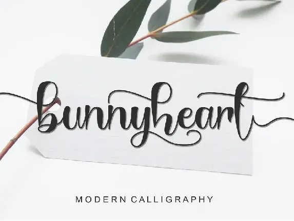 Bunnyheart - Personal Use font