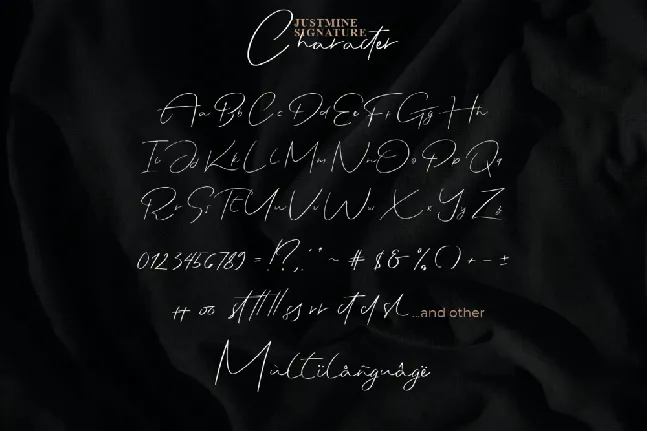 Justmine Demo font