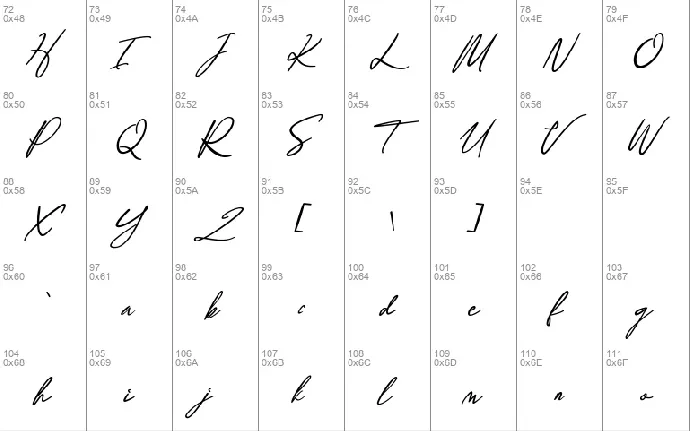 Humanist Signature (Demo) font