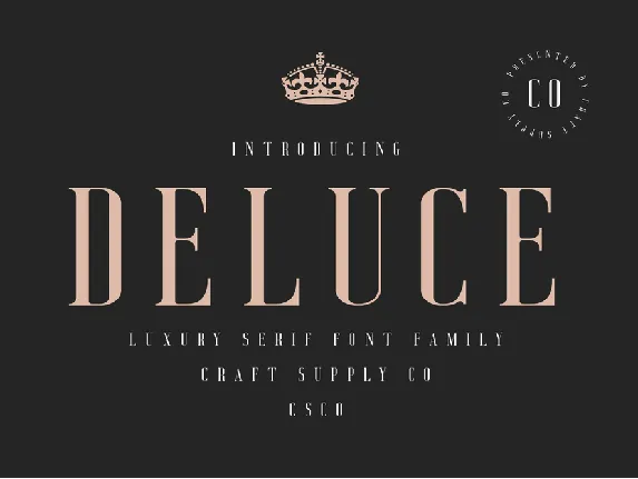 Deluce Demo font